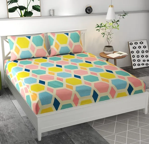 Super_Soft_Microfiber_Cotton_Double_Bedsheet_With_Pillow_Cover