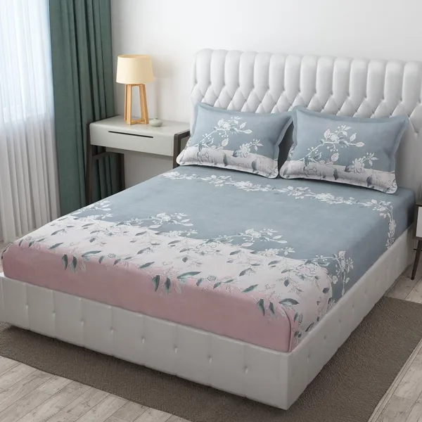Super_Soft_Microfiber_Cotton_Double_Bedsheet_With_Pillow_Cover