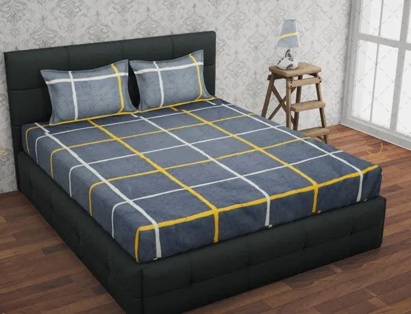Super_Soft_Microfiber_Cotton_Double_Bedsheet_With_Pillow_Cover