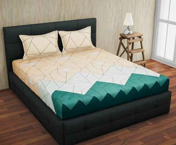 Super_Soft_Microfiber_Cotton_Double_Bedsheet_With_Pillow_Cover