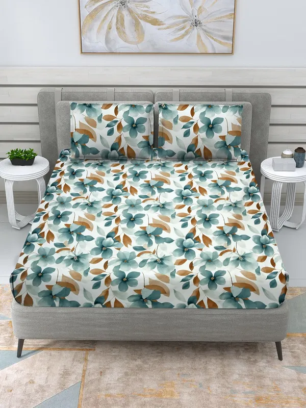 Super_Soft_Microfiber_Cotton_Double_Bedsheet_With_Pillow_Cover