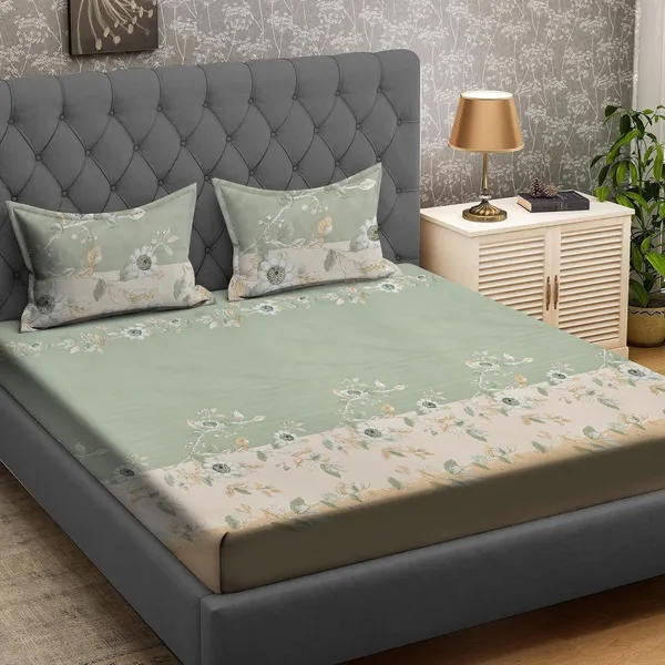 Super_Soft_Microfiber_Cotton_Double_Bedsheet_With_Pillow_Cover
