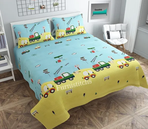 Super_Soft_Microfiber_Cotton_Double_Bedsheet_With_Pillow_Cover