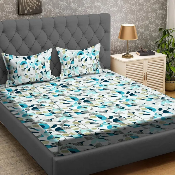 Super_Soft_Microfiber_Cotton_Double_Bedsheet_With__Pillow_Cover
