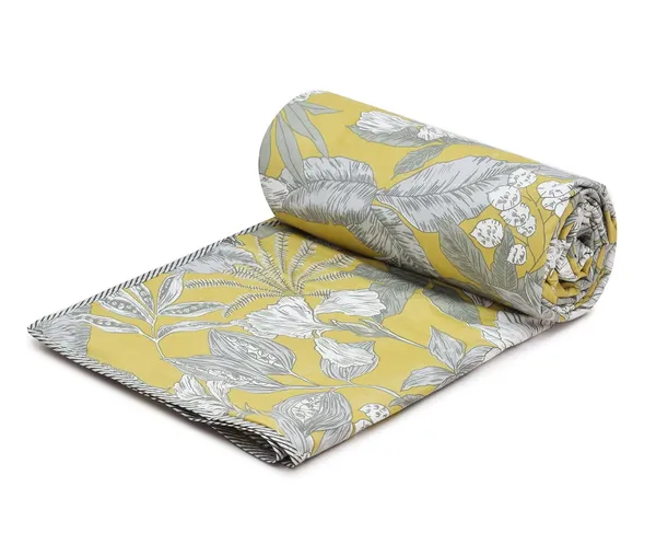 Floral_Grey_Super_Soft_Brushed_Microfiber_Cotton_Single_Dohar