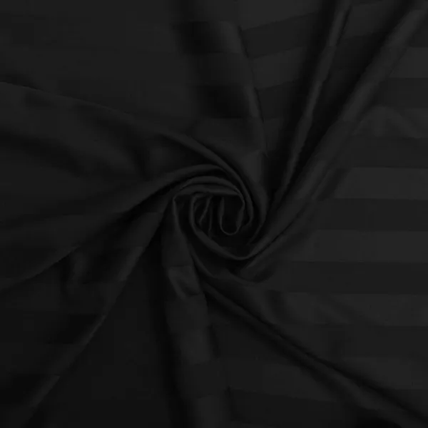 Black_Microfiber_Cotton_Satin_Striped_Double_Bedsheet