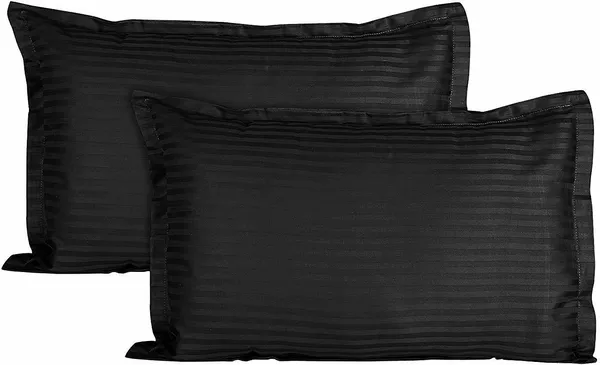 Black_Microfiber_Cotton_Satin_Striped_Double_Bedsheet