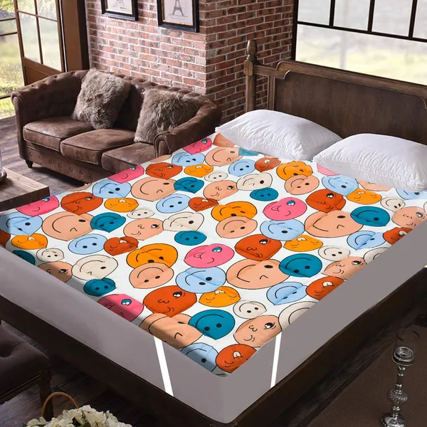MultiColour_Queen_Size_Super_Soft_Microfiber_Topper_for_Comfortable_Sleep_-_60x78_|_TC_144