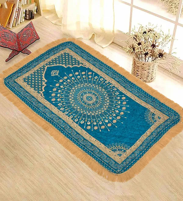 Turkish_Plush_Islamic__Velvet_Prayer_Mat_Janamaz