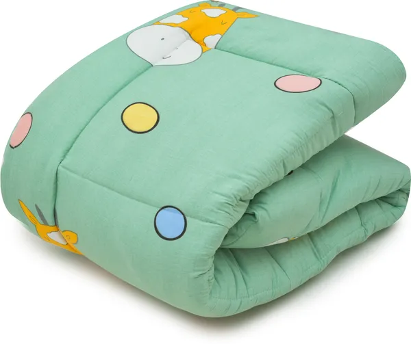 Green_Super_Soft_Microfiber_Cotton_baby_Comforter