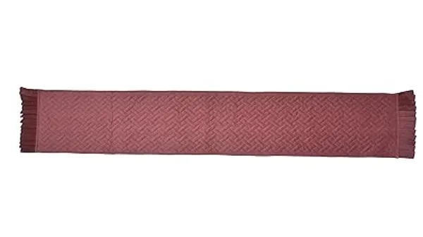 Carrot_Velvet_Quilted_Table_Runner_With_Frill