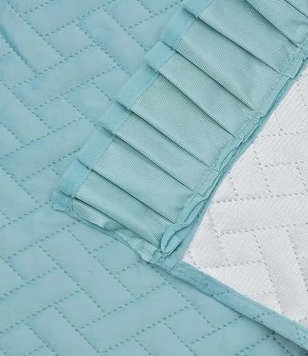 Sky_Blue_Velvet_Quilted_Table_Runner_With_Frill