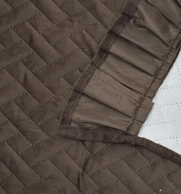 Brown_Velvet_Quilted_Table_Runner_With_Frill
