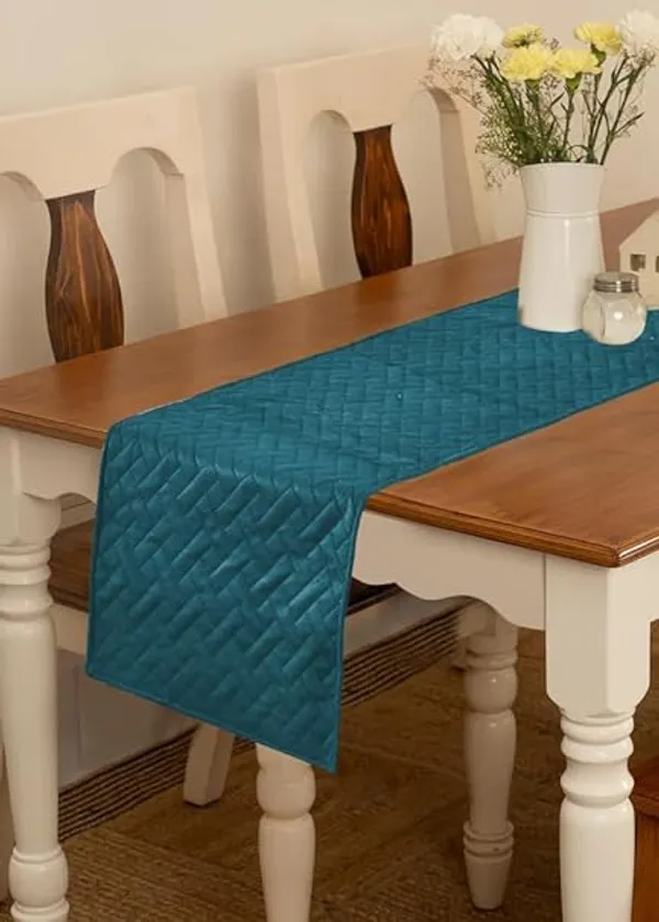 Cyan_Velvet_Quilted_Table_Runner