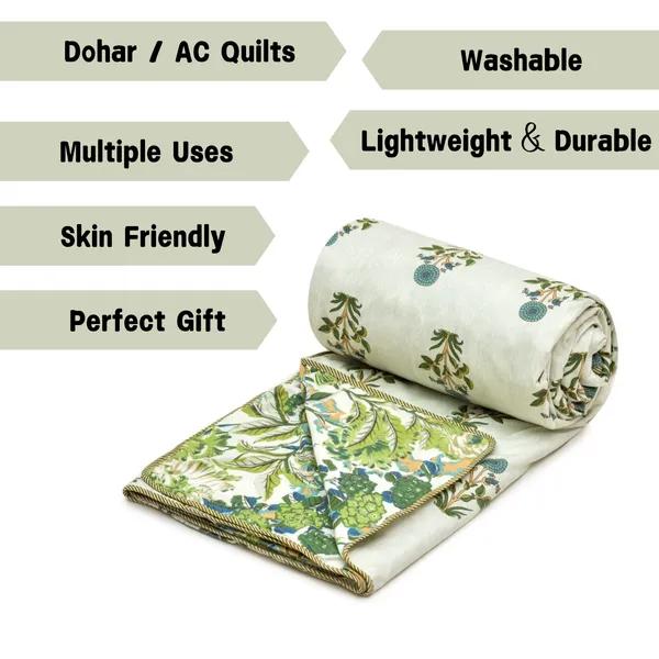 Floral_Green_&_White_Super_Soft_Brushed_Microfiber_Cotton_Single_Dohar_–_Lightweight_&_Cozy_Blanket