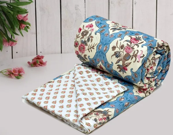 Blue_White_Super_Soft_Microfiber_Cotton_Reversible_Quilted_Single_Comforter