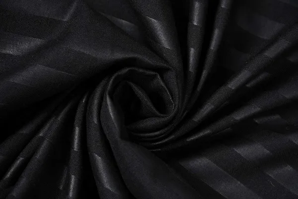 Black_Black_Premium_Quality_Microfiber_Striped_Flat_Bedsheet