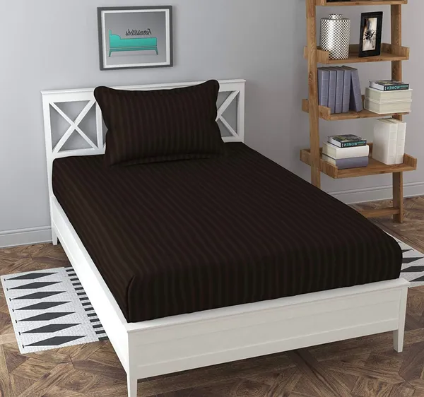 Black_Black_Premium_Quality_Microfiber_Striped_Flat_Bedsheet