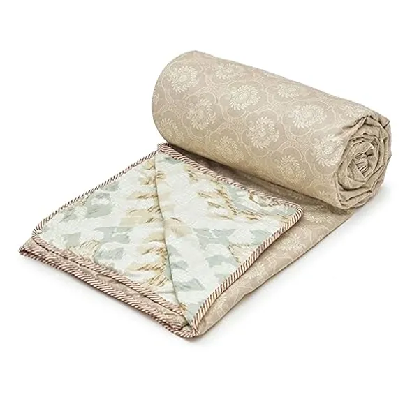 Geometric_Design__Beige_Super_Soft_Brushed_Microfiber_Cotton_Single_Dohar_–_Lightweight_&_Cozy_Blanket