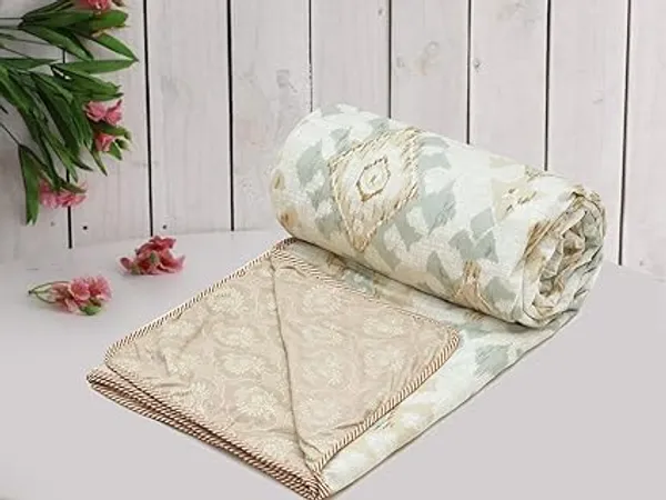 Geometric_Design__Beige_Super_Soft_Brushed_Microfiber_Cotton_Single_Dohar_–_Lightweight_&_Cozy_Blanket