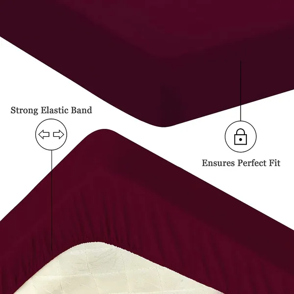 Red_Microfiber_Cotton_Fitted_Terry_Mattress_Protector