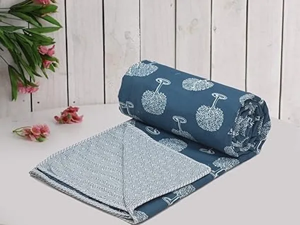 Blue_White_Super_Soft_Cotton_Reversible_Double_Dohar