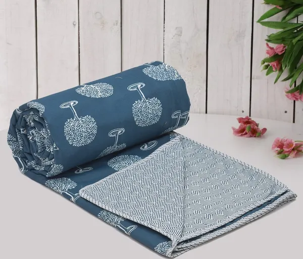 Blue_White_Super_Soft_Cotton_Reversible_Double_Dohar