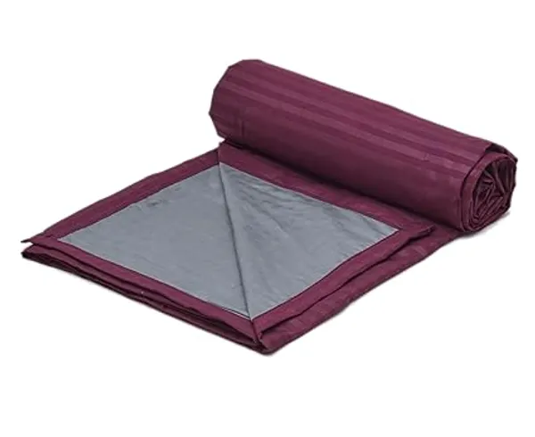 Grey_Super_Soft_Microfiber_Cotton_Reversible_Satin_Stripe_Double_Dohar