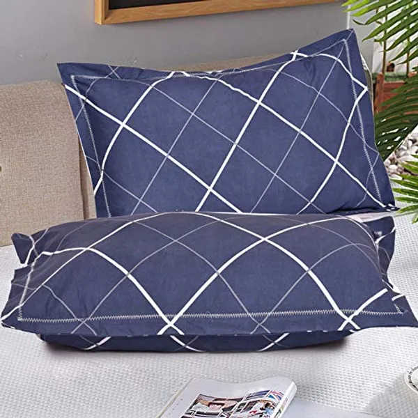 Blue_Microfiber_Cotton_Pillow_Covers