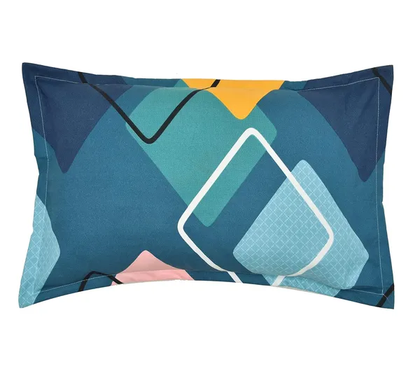 Green_Premium_Quality_Microfiber_Printed_Flat_Bedsheet_With_Pillow_Cover