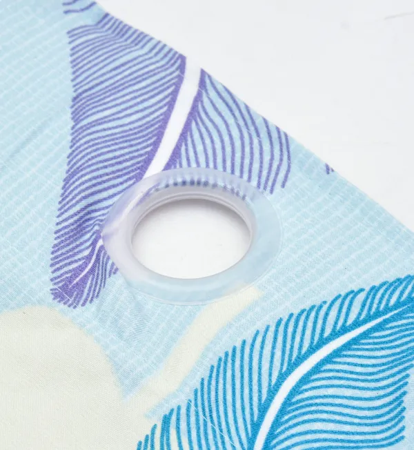 Blue_&_Green_Floral_Microfiber_Cotton_Curtain_For_Door