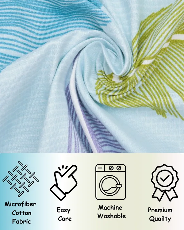 Blue_&_Green_Floral_Microfiber_Cotton_Curtain_For_Door
