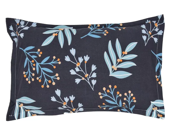 Blue_Microfiber_Cotton_Single_Bedsheet_with_Pillow_Cover