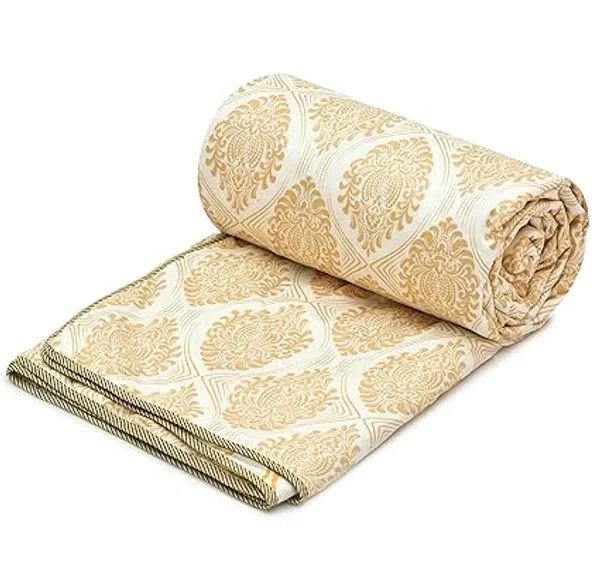 Gold_Yellow_Super_Soft_Microfiber_Cotton_Double_Dohar