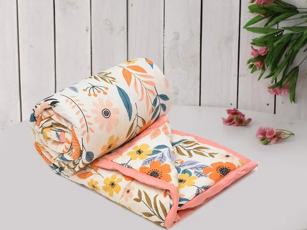 Cream_Microfiber_Cotton_Quilted_Single_Comforter