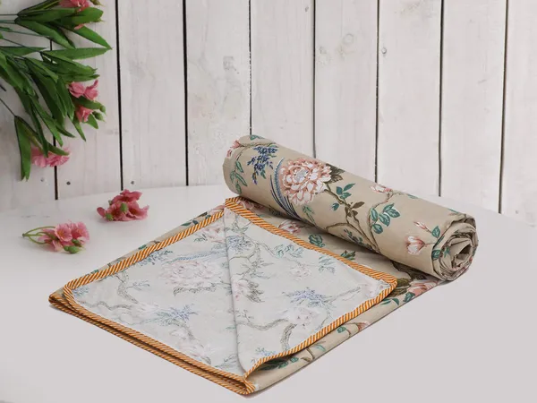 Beige_Premium_Quality_Cotton_Floral_Top_Sheet