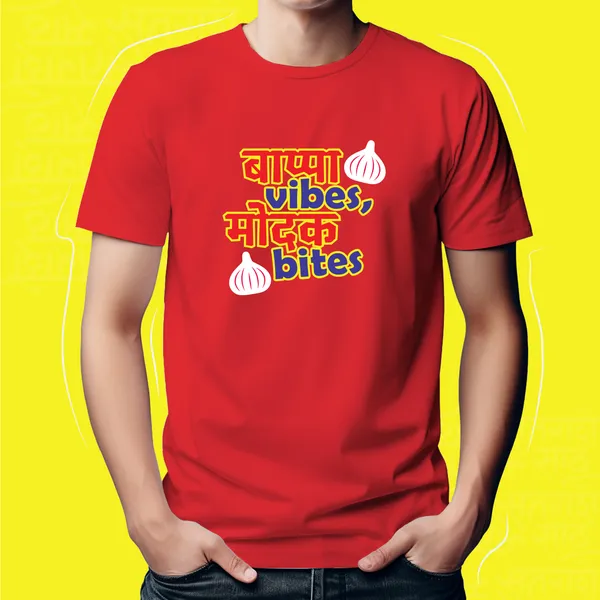 BAPPA_VIBES_MODAK_BITES_UNISEX_MARATHI_GRAPHIC_T-SHIRT