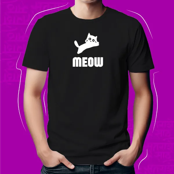 Black_Meow_Unisex_Marathi_Graphic_T-Shirt