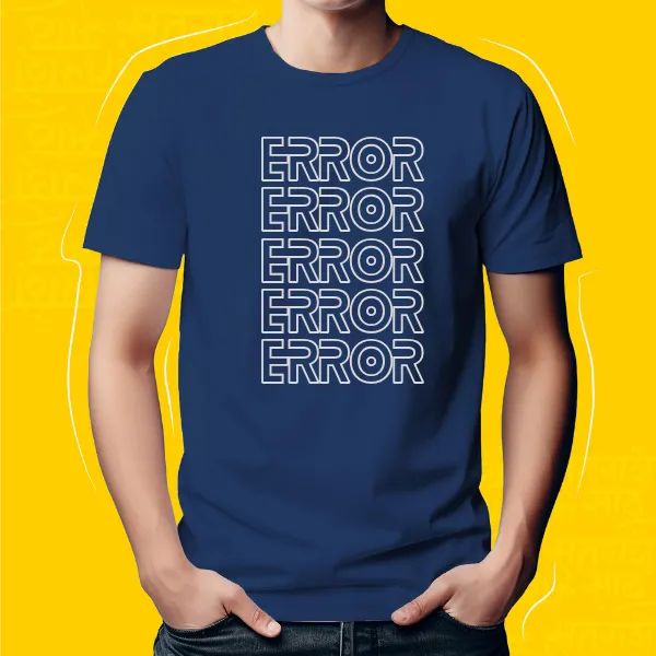 Navy_Blue_Eroor_Unisex_Marathi_Graphic_T-Shirt
