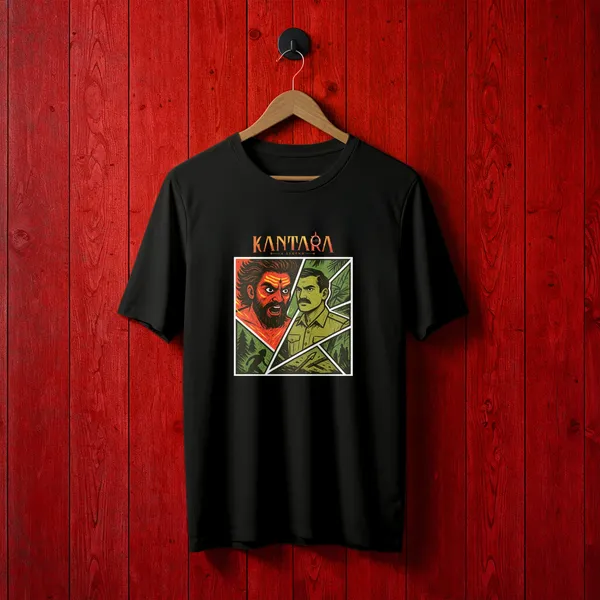 Kantara_Black_Printed_T_Shirt