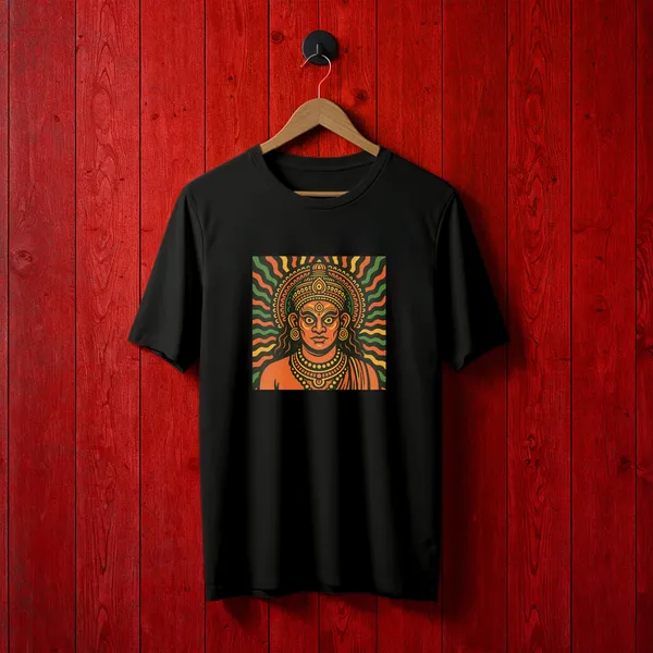 Kantara_Logo_Black_Printed_T_Shirt
