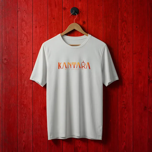 Kantara_Logo_White_Printed_T_Shirt