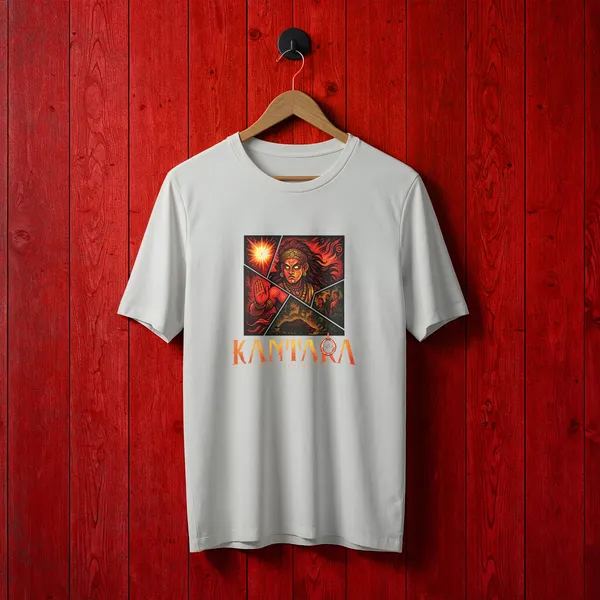 Kantara_White_Cotton_T_Shirt