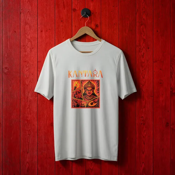 Kantara_White_Cotton_T_Shirt