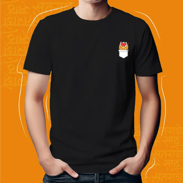 Black_Love_Letter_Unisex_Marathi_Graphic_T-Shirt