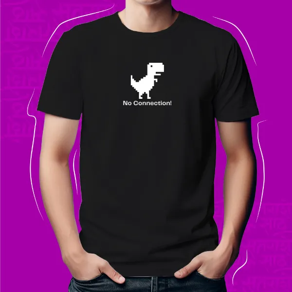 Black_No_Connection_Unisex_Marathi_Graphic_T-Shirt