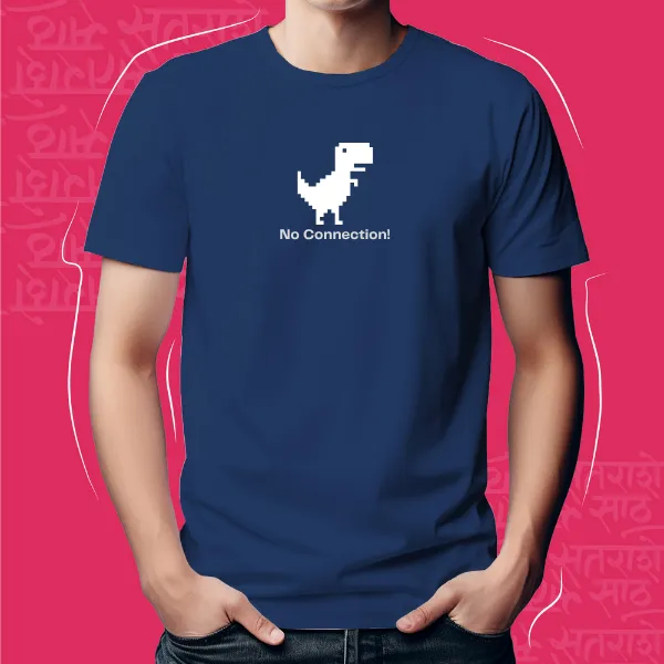 Navy_Blue_No_Connection_Unisex_Marathi_Graphic_T-Shirt