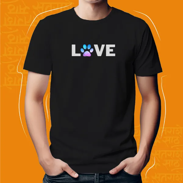 Black_Pet_Love_Unisex_Marathi_Graphic_T-Shirt