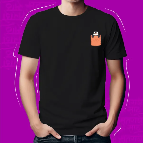 Black_Penguine_Unisex_Marathi_Graphic_T-Shirt