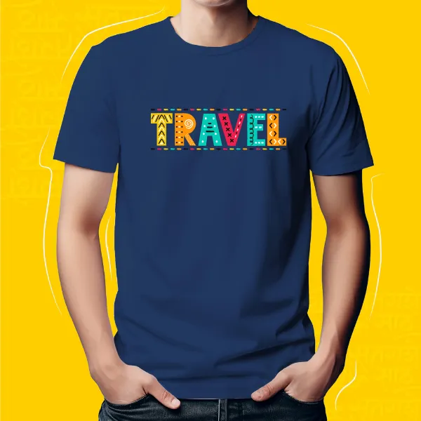 Navy_Blue_Travle_Unisex_Marathi_Graphic_T-Shirt